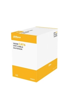 Dahua Pfm922-6un- Cat6 305 Metre 23awg Cca Pe Outdoor Siyah Renk Kablo Dahua Pfm922-6un- Cat6 305 Metre 23awg Cca Pe Outdoor Siyah Renk Kablo