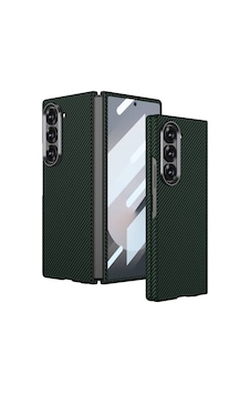 Galaxy Z Fold 6 Kılıf Kamera Korumalı Karbon Fiber Tasarımlı Arka Yüzey Subutu Kıpta Karbon Kılıf Koyu Yeşil Galaxy Z Fold 6 Kılıf Kamera Korumalı Karbon Fiber Tasarımlı Arka Yüzey Subutu Kıpta Karbon Kılıf Koyu Yeşil