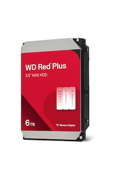 Wd Red, Wd60efpx, 3.5&quot , 6tb, 256mb, 5400 Rpm, 7/24 Güvenlik-nas-server, Hdd