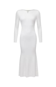 Styleboom X Peraluna Dorset Dress Toka Detaylı Ribana Örgü Midi Kadın Triko Elbise - Ekru-ekru Ekru Styleboom X Peraluna Dorset Dress Toka Detaylı Ribana Örgü Midi Kadın Triko Elbise - Ekru-ekru Ekru