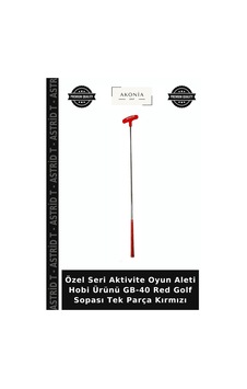 Özel Seri Aktivite Oyun Aleti Hobi Ürünü Gb-40 Red Golf Sopası Tek Parça Kırmızı Özel Seri Aktivite Oyun Aleti Hobi Ürünü Gb-40 Red Golf Sopası Tek Parça Kırmızı