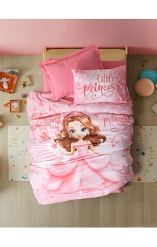 Cotton Box Junior Tek Kişilik Lastikli Çarşaflı Nevresim Takımı Gimbiya Pembe Cotton Box Junior Tek Kişilik Lastikli Çarşaflı Nevresim Takımı Gimbiya Pembe