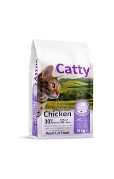 Catty Tavuklu Kısırlaştırılmış Kedi Maması 15kg - Yetişkin Kediler İçin Dengeli Beslenme