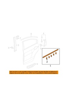 Honda Civic 2012-2016 Cam Sıyırıcı Fb7 Arka Kapı Dış Sağ Oem No: 72910-tr0-a01 Honda Civic 2012-2016 Cam Sıyırıcı Fb7 Arka Kapı Dış Sağ Oem No: 72910-tr0-a01