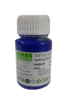 Kumaş Boyası Tişört Çanta Tekstil Boyası 25 Ml 1 Adet Südor Kumaş Boyası Mavi Kumaş Boyası Tişört Çanta Tekstil Boyası 25 Ml 1 Adet Südor Kumaş Boyası Mavi