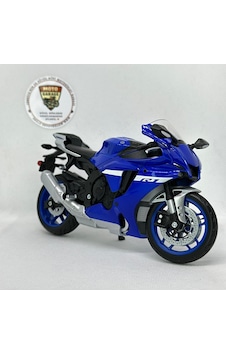 Yamaha Yzf-r1 1:12 Ölçek Diecast Model Motosiklet Lacivert Yamaha Yzf-r1 1:12 Ölçek Diecast Model Motosiklet Lacivert