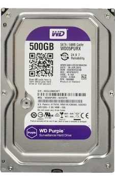 Wd Purple 500 Gb 3.5 Güvenlik Harddiski Mor Wd Purple 500 Gb 3.5 Güvenlik Harddiski Mor