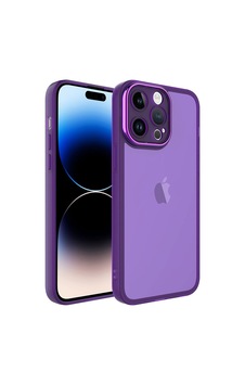 Apple Uyumlu iPhone  14 Pro Kılıf Kamera Korumalı Transparan Post Kapak