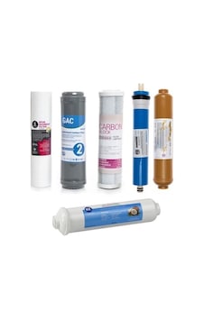 Sulook Açık Kasa Su Arıtma Cihazı 6'lı Filtre Seti Vontron Membranlı Mineral Filtreli