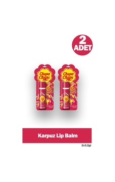 Chupa Chups Dudak Bakım Kremi 3.2 Gr - Karpuz 2 Adet Chupa Chups Dudak Bakım Kremi 3.2 Gr - Karpuz 2 Adet