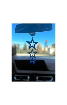 Double Star Mavi Araba Dikiz Ayna Süsü Yıldız Model Araç İçi Aksesuar Double Star Mavi Araba Dikiz Ayna Süsü Yıldız Model Araç İçi Aksesuar
