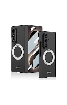 Samsung Galaxy Uyumlu Z Fold 8 Ultra Kılıf M-safe Şarj Özellikli 360 Ring Standlı Sert Pc Kapak Kpt-07 Siyah Samsung Galaxy Uyumlu Z Fold 8 Ultra Kılıf M-safe Şarj Özellikli 360 Ring Standlı Sert Pc Kapak Kpt-07 Siyah