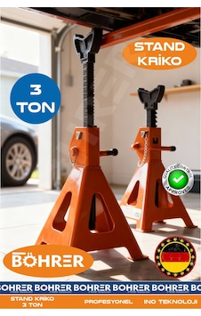 3 Ton Araç Sabitleme Kaldırma Stand Sehpa Kriko