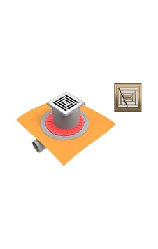 Hüppe Masterx Yalıtımlı 10x10 Parlak Altın Yandan Çıkışlı Altın Hüppe Masterx Yalıtımlı 10x10 Parlak Altın Yandan Çıkışlı Altın