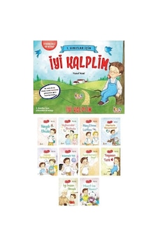 İyi Kalplim-İlk Okuma Seti-1.Sınıflar İçin Etkinlikli 10 Kitap Takım - Yusuf Asal - Bıcırık Yayınları