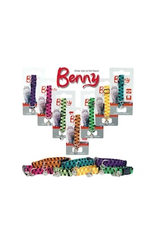Benny Yavru Kedi Tasması Zilli Asortili