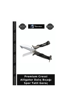 Premium Cressi Alligator Dalış Bıçağı Spor Tatil Gereç Standart Premium Cressi Alligator Dalış Bıçağı Spor Tatil Gereç Standart