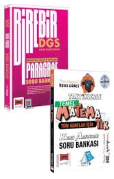 Yargı Yayınları 2026 Dgs Paragraf Ve Tüm Adaylar İçin Taktiklerle Temel Matematik Soru Bankası Seti Yargı Yayınları 2026 Dgs Paragraf Ve Tüm Adaylar İçin Taktiklerle Temel Matematik Soru Bankası Seti