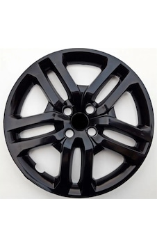 16'' Inç Renault Clio 4 Jant Kapağı 4 Adet Çelik Jant Görünümlü Parlak Siyah Amblem