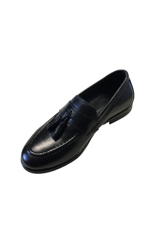 Rks Shoes Erkek Çocuk Püskül Detaylı Siyah Loafer Ayakkabı Rks Shoes Erkek Çocuk Püskül Detaylı Siyah Loafer Ayakkabı