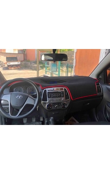 2008-2014 Modellerine Uygun Hyundai İ20 Torpido Koruma Halısı Kenar Renk Kırmızı 2008-2014 Modellerine Uygun Hyundai İ20 Torpido Koruma Halısı Kenar Renk Kırmızı