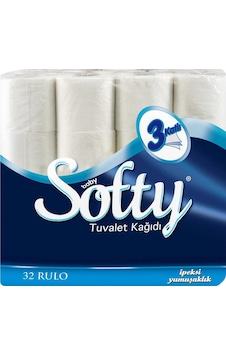 Softy Üç Katlı Tuvalet Kağıdı 32 Rulo