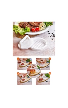 Hamburger Köfte Şekillendirici Press Kalıp Aparatı Hamburger Köfte Şekillendirici Press Kalıp Aparatı