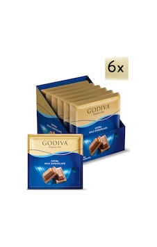 Godiva Bol Sütlü Kare Çikolata 6 x 60 G Godiva Bol Sütlü Kare Çikolata 6 x 60 G