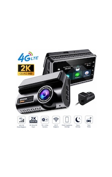 Harvox 2k Max Akıllı Araç Kamerası Ön 2k Arka Full Hd Sim Kartlı 4g Bağlantılı Çift Yönlü Ses G-sens
