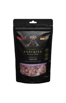 Reflex Snackies Kuzu Küp Kurutulmuş Et Köpek Ödülü 80gr Reflex Snackies Kuzu Küp Kurutulmuş Et Köpek Ödülü 80gr