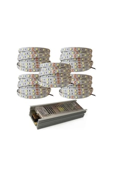 Yüksek Işık 25 Metre 3 Cipli Beyaz Şerit Led Ve 30 Amper Led Trafosu Metrede 60 Led Yüksek Işık 25 Metre 3 Cipli Beyaz Şerit Led Ve 30 Amper Led Trafosu Metrede 60 Led
