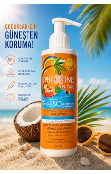 Proxone Çocuklar İçin Yüksek Korumalı Güneş Losyonu 50+spf 200 Ml Proxone Çocuklar İçin Yüksek Korumalı Güneş Losyonu 50+spf 200 Ml