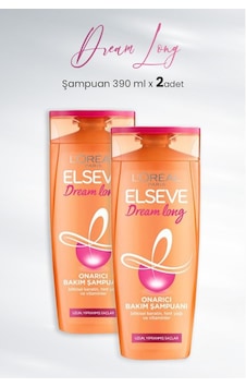 Elseve Dream Long Onarıcı Bakım Şampuanı 390 Ml X 2 Adet Elseve Dream Long Onarıcı Bakım Şampuanı 390 Ml X 2 Adet