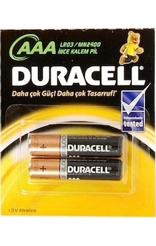 Mey İthalat Duracell Alkalin Pil Aaa 2'' Li Paket Mey İthalat Duracell Alkalin Pil Aaa 2'' Li Paket