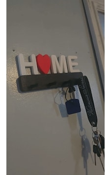 3d Baskı Kalpli Home Yazılı Duvar Anahtarlığı Çok Renkli Dekoratif Anahtar Askısı 3d Baskı Kalpli Home Yazılı Duvar Anahtarlığı Çok Renkli Dekoratif Anahtar Askısı