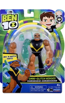 Ben Ten Omnı Glitch Heroes-dıamondhead Humungousaur Ben Ten Omnı Glitch Heroes-dıamondhead Humungousaur