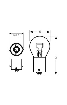 12v 93 P21w Stop Sinyal Ampulü, 10 Adet Paket, Orijinal Kalite 12v 93 P21w Stop Sinyal Ampulü, 10 Adet Paket, Orijinal Kalite