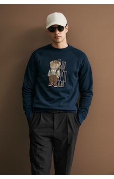 Lufian Storm Erkek Sweatshirt Lacivert Lacivert 112030204100200 Lufian Storm Erkek Sweatshirt Lacivert Lacivert 112030204100200