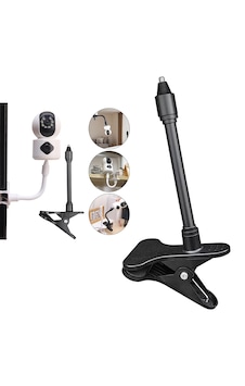 Microcase Kıskaç Tutacaklı 1/4 Vida Girişli Esnek Web Kamera Bebek Kamerası Tutucu - Al5013 Siyah Microcase Kıskaç Tutacaklı 1/4 Vida Girişli Esnek Web Kamera Bebek Kamerası Tutucu - Al5013 Siyah