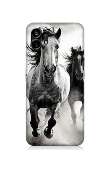 Nothing Phone 1 Koşan Atlar Desenli Silikon Kılıf Nothing Phone 1 Koşan Atlar Desenli Silikon Kılıf