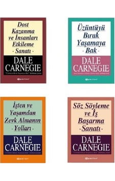 Dale Carnegie - 4 Kitaplık Set - Üzüntüyü Bırak Yaşamaya Bak - Dost Kazanma Ve Insanları Etkileme Dale Carnegie - 4 Kitaplık Set - Üzüntüyü Bırak Yaşamaya Bak - Dost Kazanma Ve Insanları Etkileme
