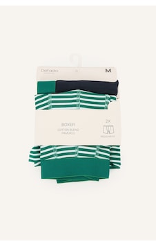 Defacto Regular Fit Çizgili 2li Boxer I7797ax26aunv135 Lacivert-nv135 Defacto Regular Fit Çizgili 2li Boxer I7797ax26aunv135 Lacivert-nv135