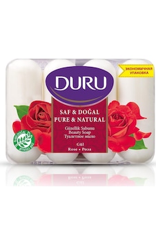 Duru Saf Doğal Gül Güzellik Sabunu 4 x 70 G Duru Saf Doğal Gül Güzellik Sabunu 4 x 70 G