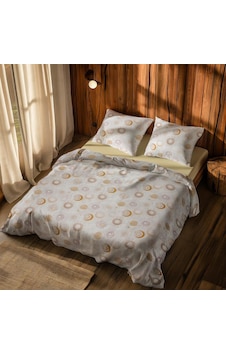 Cotton Collection Tek Kişilik Nevresim Takımı Galaksi Çok Renkli Cotton Collection Tek Kişilik Nevresim Takımı Galaksi Çok Renkli