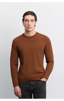 Avva Erkek Kiremit Bisiklet Yaka Rayon Karışımlı Regular Fit Kazak B005026 Avva Erkek Kiremit Bisiklet Yaka Rayon Karışımlı Regular Fit Kazak B005026