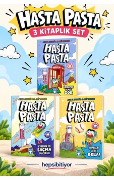 Hasta Pasta Çizgi Roman Seti 3 Kitap Kahraman Olmak Zor, Evrenin En Saçma Macerası, Hoppala Çifte Bela Hasta Pasta Çizgi Roman Seti 3 Kitap Kahraman Olmak Zor, Evrenin En Saçma Macerası, Hoppala Çifte Bela