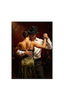 Tango Yapan Çift Dans Tablosu Dekoratif Kanvas - Mdf Ahşap Tablo Tango Yapan Çift Dans Tablosu Dekoratif Kanvas - Mdf Ahşap Tablo