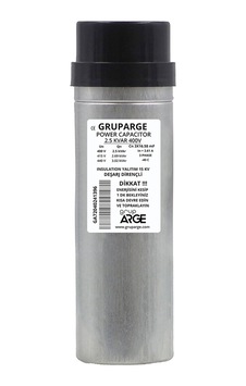 Grup Arge Knd T2.5 2,5 Kvar 400 V Trifaze Kompanzasyon Kondansatörü Ga7204 Grup Arge Knd T2.5 2,5 Kvar 400 V Trifaze Kompanzasyon Kondansatörü Ga7204