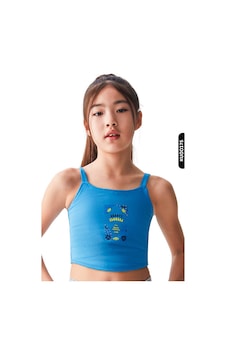 Xo Kids Kız Çocuk Atlet 8-14 Yaş 36421 Mavi