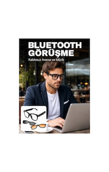 Yapay Zekâ Destekli Akıllı Bluetooth Gözlük Dokunmatik Kontrol Manyetik Lens Ve Kablosuz Görüşme Öze Çok Renkli Yapay Zekâ Destekli Akıllı Bluetooth Gözlük Dokunmatik Kontrol Manyetik Lens Ve Kablosuz Görüşme Öze Çok Renkli